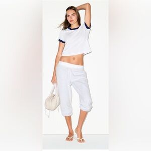 SKIMS White and Navy Apparel